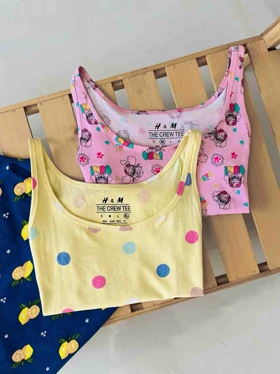 لباس راحتی تاپ زنانه فانتزی نخی گرم بالا با کیفیت