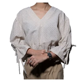 شومیز زنانه آستین بنددار مدل _ 8108007