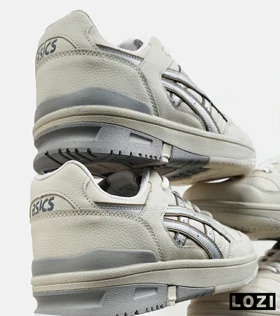 کفش کتانی مردانه کرم طوسی ASICS TIGER RUNNER II