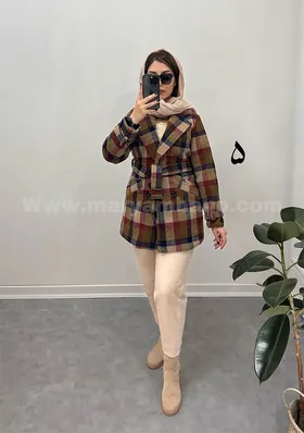 پالتو کوتاه چهارخونه