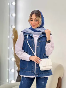 جین دو تکه جیب پاگن