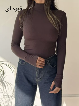 بلوز کبریتی فینگردار نیلا