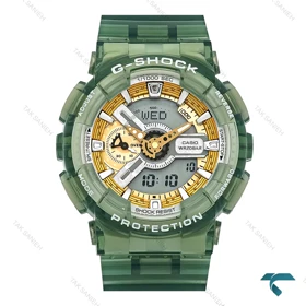 ساعت جیشاک GA110 مردانه شیشه ای سبز Casio-7878-G