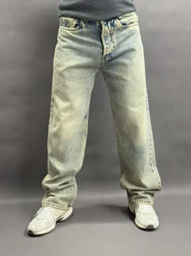 شلوار بگ مردانه کثیف شور BALENCIAGA ساده 22