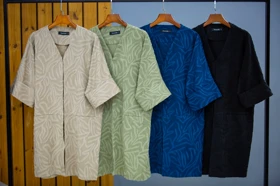 مانتو ژاکارد دو جیب نگار