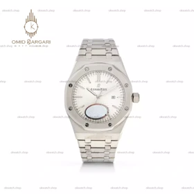 ساعت مچی اودمار پیگه بند سیلور صفحه سفید Audemars Piguet