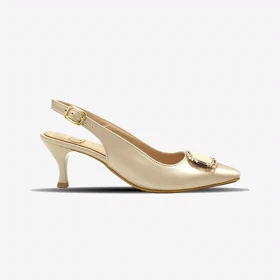 کفش مجلسی زنانه پاشنه‌دار 5 سانت مدل 400946 _ sandal valentino