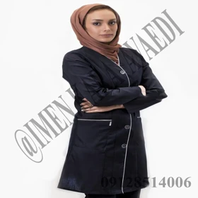 مانتو زنانه کار سرمه ی