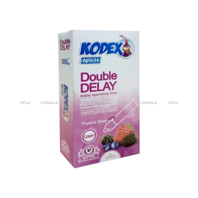 کاندوم تاخیری ناچ کودکس مدل Double Delay بسته 10عددی