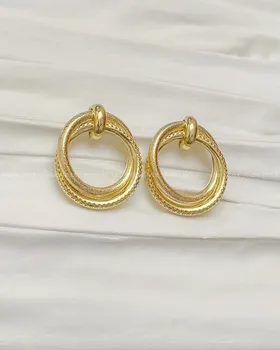 گوشواره حلقه‌ای بزرگ 00046