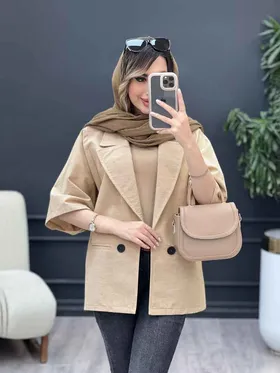 مانتو دو دکمه نسیم