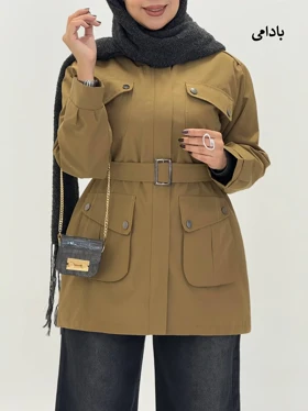 3607-بارانی آستردار ایوان