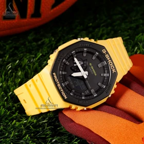 ساعت جی شاک زرد G-shock GA-2100