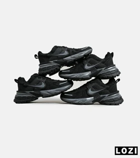 کفش کتانی مردانه و زنانه مشکی خاکستری Nike cushlon