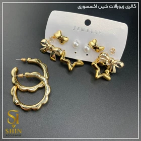 پک گوشواره شش تایی زنانه کدpgz06