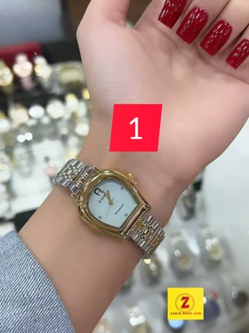 ساعت مچی زنانه استیل دو رنگ