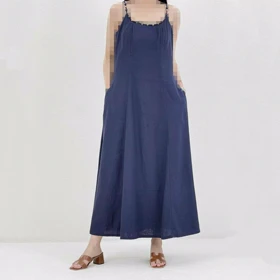 پیراهن زنانه بلند لینن