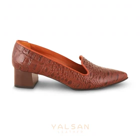 کفش پاشنه‌دار زنانه چرم یلسان مدل دونا کد 646-GAN