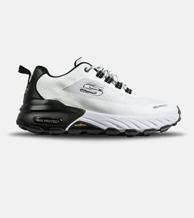 کفش کتانی طبی ورزشی سفید مشکی SKECHERS max protect مدل 8089