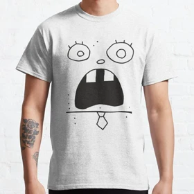 تیشرت Spongebob | تیشرت باب اسفنجی طرح Doodle Bob Face کد 117896