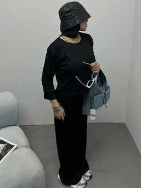 ست نیم‌تنه و شلوار گت دار