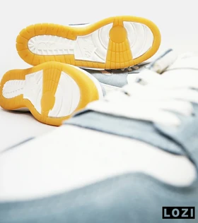 کفش کتانی مردانه سفید آبی نایک NIKE SB