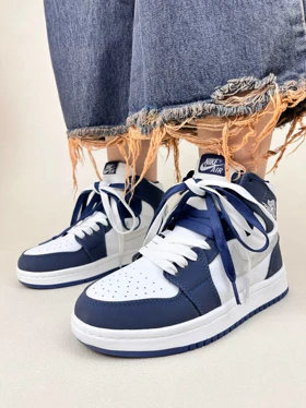 کتانی ساق‌دار زنانه جردن وان مدل فرانسه jordan 1 | کتانی ونس ساق‌دار زنانه جردن وان مدل فرانسه jordan 1 nike france کد 912 کد 550