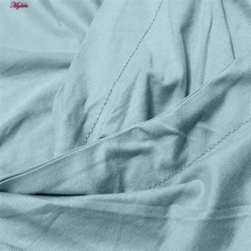 ست تیشرت و شلوارک ورزشی زنانه رنگ آبی روشن مدل 5223-697p