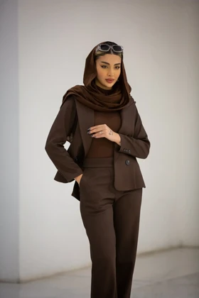 کت زنانه بلدینگ بغل چاک