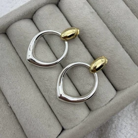 گوشواره طرح اشک توخالی