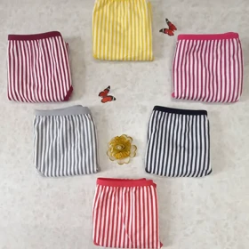 شورت راه راه رنگی کد 105322