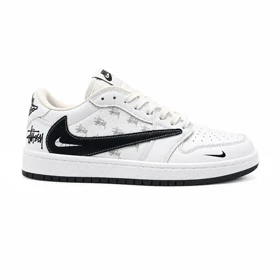 کفش و کتانی مردانه مدل نایک ترویس NIKE TRAVIS رنگ سفید مشکی کد 30355