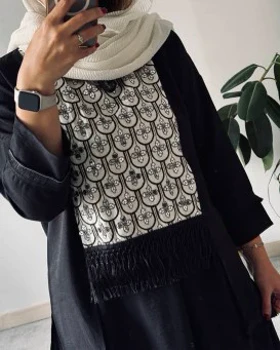 مانتو دامن سوزن دوزی