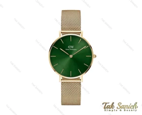 ساعت مچی دنیل ولینگتون طلایی صفحه سبز زنانه Daniel-3924-32-L