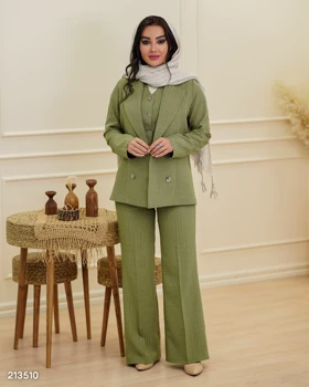 ست سه تیکه زنانه مدل رامان کد 2135