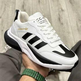 کفش و کتانی مردانه مدل آدیداس ADIDAS رنگ سفید مشکی