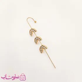 گوشواره زنانه کراس طرح برگ