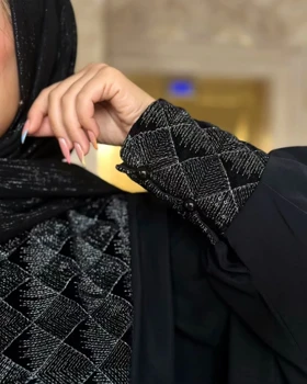 مانتو عبایی نقره