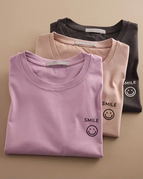 تی‌شرت نخ‌پنبه smile