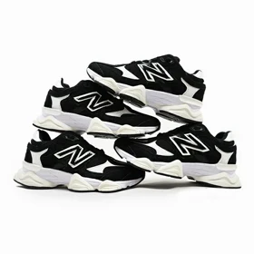 کفش کتانی نیوبالانس 9060 مشکی سفید new balance کد 266655
