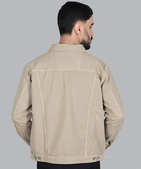 کت کتان مردانه دو جیب مدل باکسی 5412