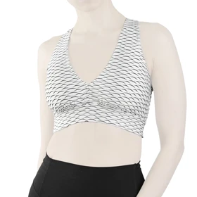 نیم‌تنه ورزشی زنانه مدل CT5371 سفید