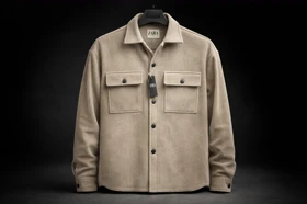 کت فوتر کبریتی مردانه کرم خاص گرماژ بالا فوقالعاده شیک استایل باکسی