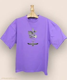 تیشرت لش مردانه و زنانه اصیل ایرانی طرح چو ایران نباشد تن من مباد کد 997