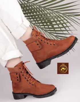 بوت پوتین بندی زنانه تیمبرلند