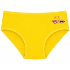 شورت اسلیپ زنانه ماییلدا مدل پنبه‌ای گربه کد 4830_103 (زرد)