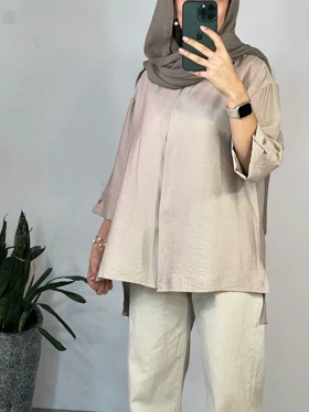 تونیک مانتویی گندم