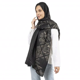 شال طرح هندسی زنانه - 39251737