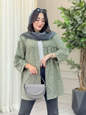 مانتو طرح دار گلنوش