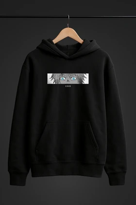 هودی مشکی طرح جوجوتسو کایسن 2